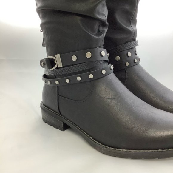 NEW ReLife Debra Knee High Boot in Black - Picture 6 of 11